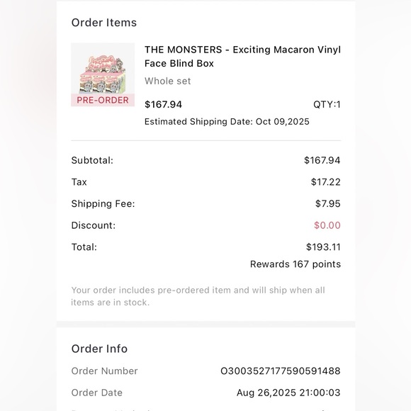 AUTHENTIC! Pop Mart Exciting Macaron Vinyl labubu Doll - sea salt coconut - Picture 5 of 5